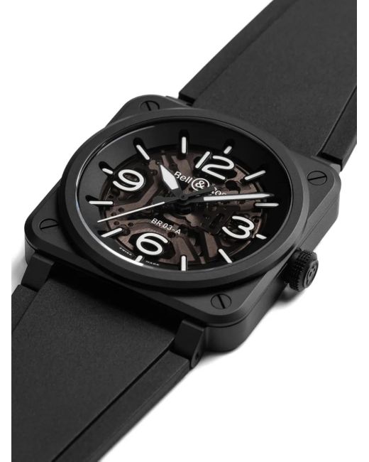 Bell & Ross Black Br-03 Skeleton Ceramic 41Mm for men