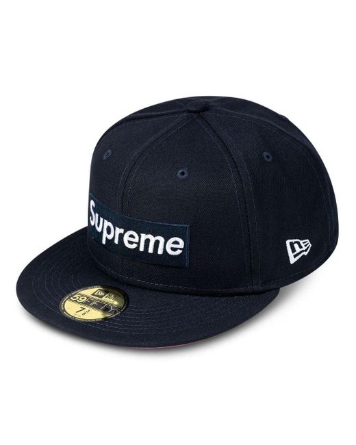 Cappello da baseball No Comp Box-Logo Supreme x New Era di KTZ in Blu | Lyst