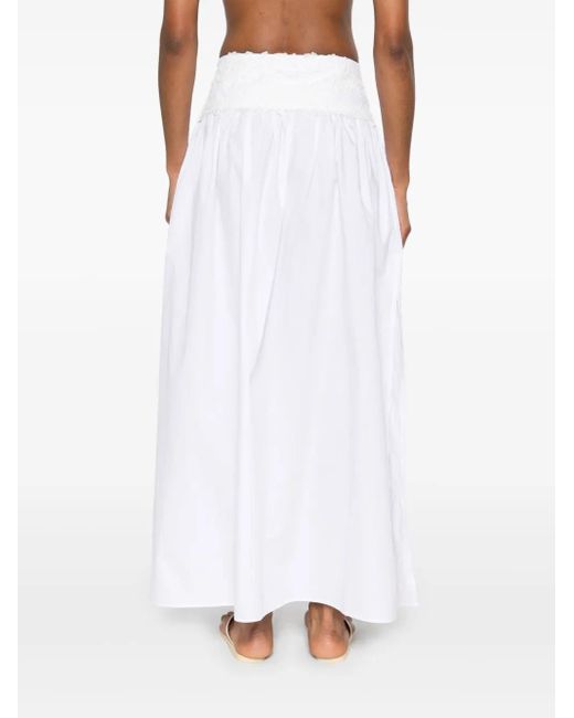 Ermanno Scervino エンブロイダリー スカート White