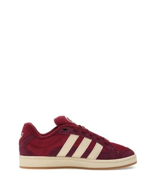 Adidas Red Campus 00S Suede Low-Top Sneakers for men