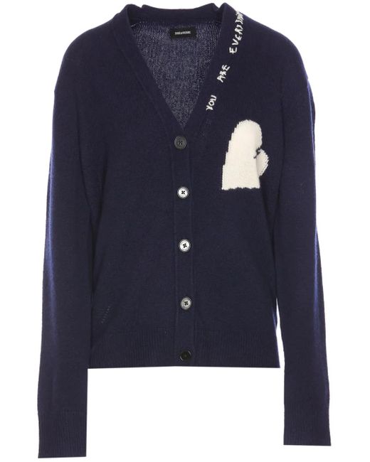 Zadig & Voltaire Blue Travia Cardigan