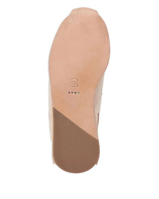Hender Scheme Pink Leather Panelled Sneakers for men