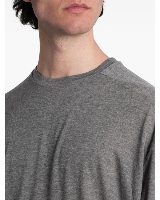 Paura Gray Long-Sleeve T-Shirt for men