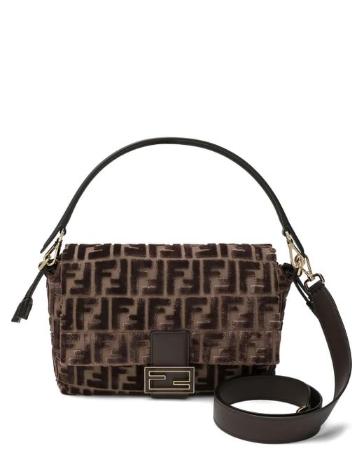 Sac Cabas Mamma Baguette À Motif Fendi en coloris Metallic