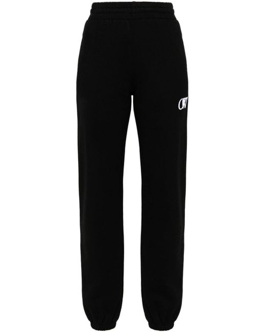 Pantalones con logo bordado Off-White c/o Virgil Abloh de color Black