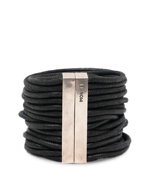 Monies Black Multi-Strand Wrap Bracelet