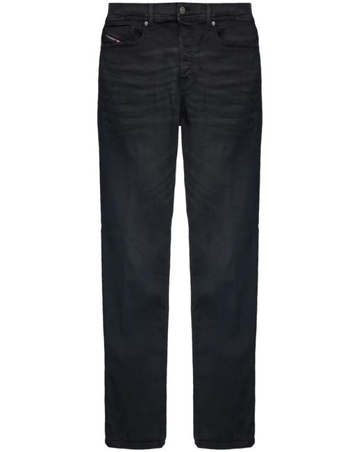 DIESEL Blue Straight-Leg Jeans for men
