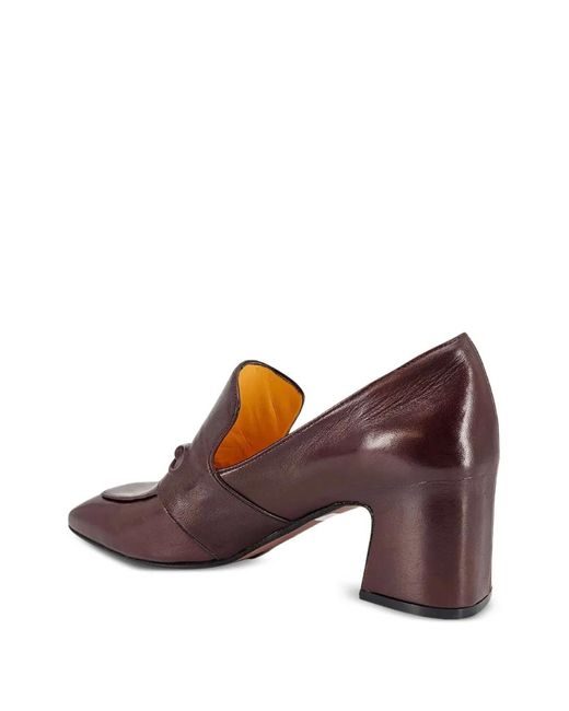 Madison Maison Brown Mocassins En Cuir À Mors