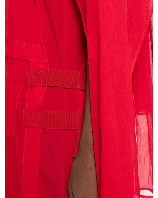 N°21 Red Pocket Tie Dress