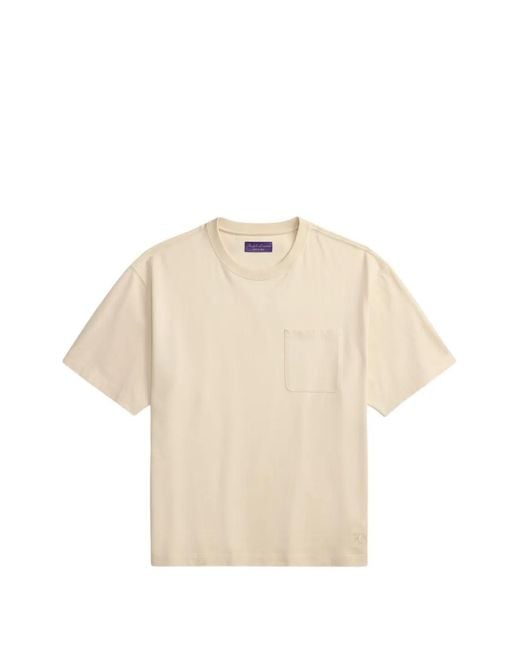 Ralph Lauren Natural Pocket-Detail T-Shirt for men