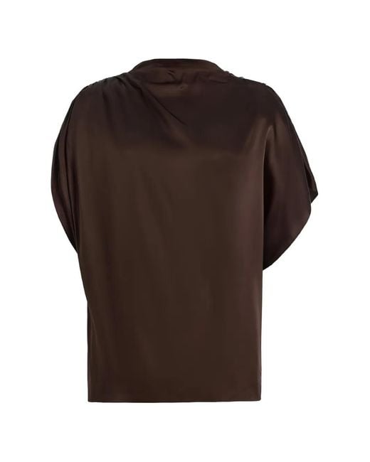 Twp Brown Blouse Wish You Would