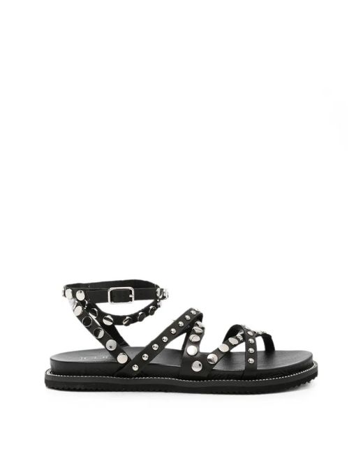 Cult White Sandales Roshelle À Détails De Clous