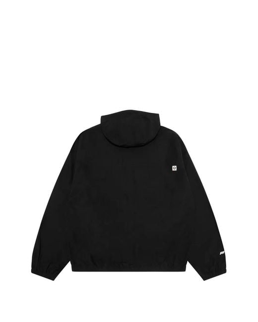 Aape By A Bathing Ape Black Logo Hooded Jacket for men