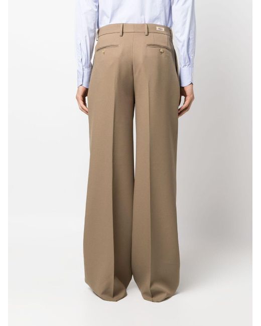Gucci Natural Cotton Wide-leg Trousers for men