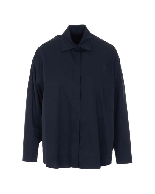 Dondup Blue Button Long-Sleeves Shirt