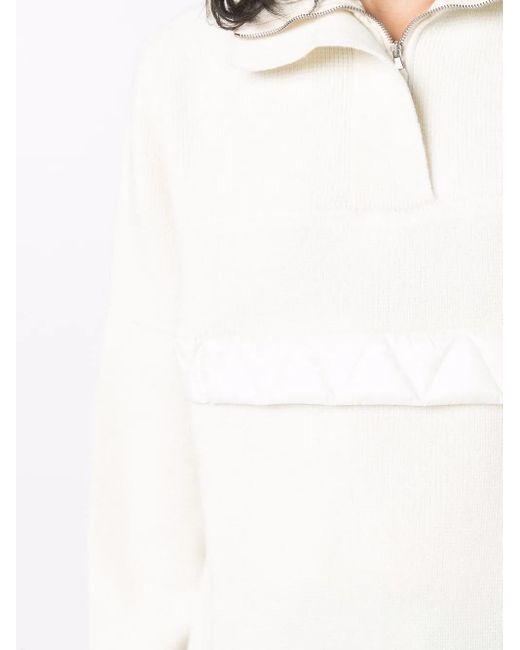 CORTE DI KEL White Oversized Cashmere Hoodie