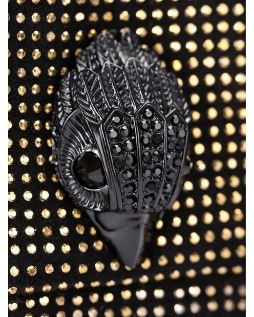 Kurt Geiger Black Mini Kensington Schultertasche