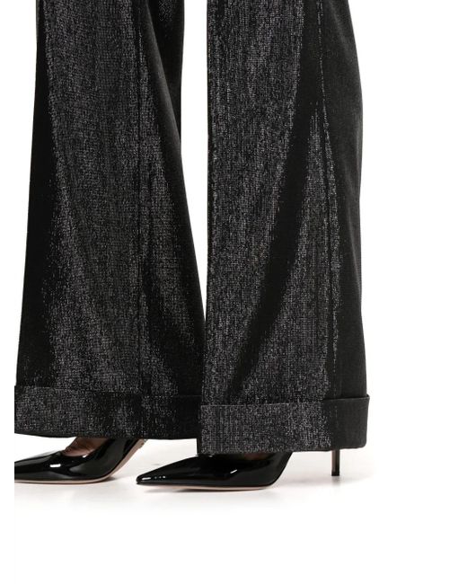 Philosophy Di Lorenzo Serafini Broek Met Metallic-Effect in het Black