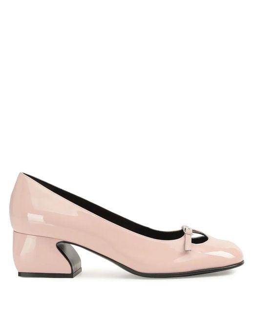 Sergio Rossi Pink Si Rossi 45Mm Slingback Pumps