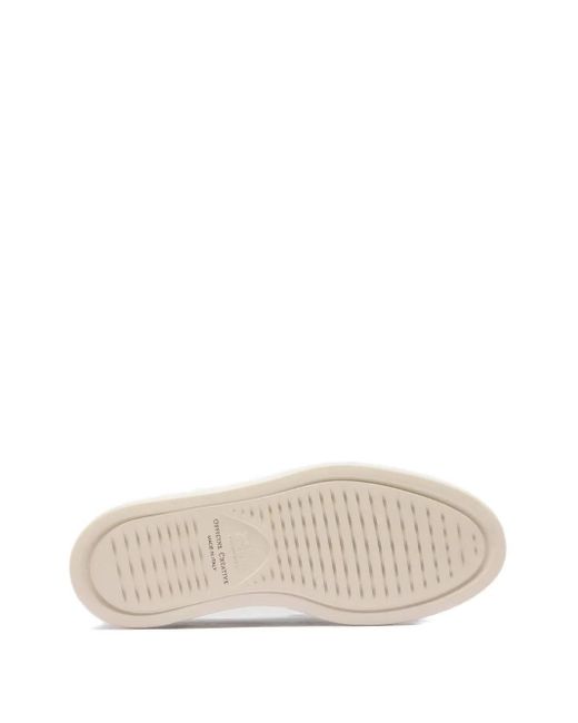 Officine Creative Multicolor Woven Leather Loafers