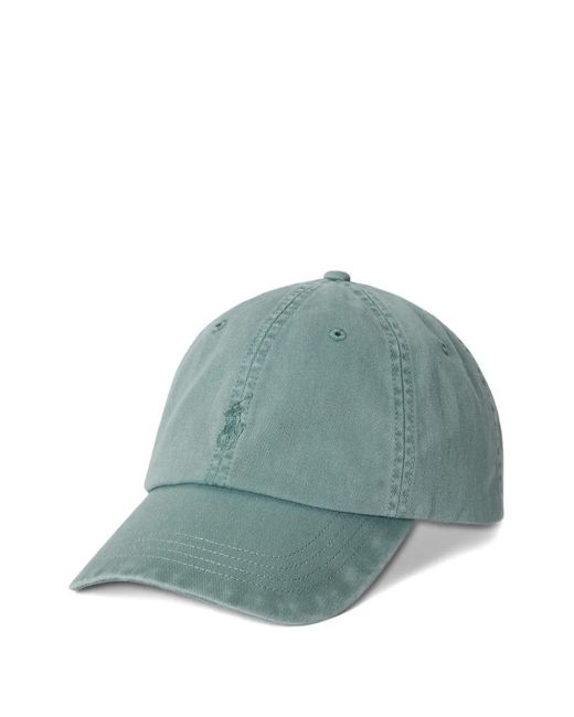Polo Ralph Lauren Green Pony-Embroidered Garment-Dyed Cap for men