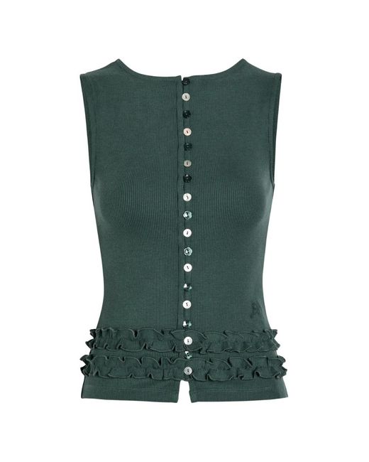 Blusa Ember Damson Madder de color Green