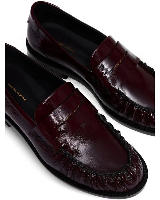 VANDA NOVAK White Greta Fringed Loafers
