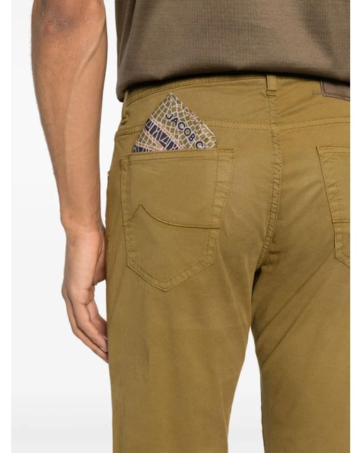 Jacob Cohen Natural Bard Trousers for men