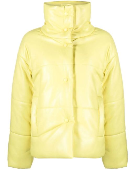 Cortavientos oversize acolchado Nanushka de color Yellow