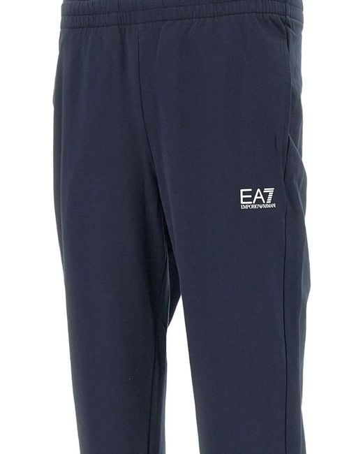 EA7 Blue Core Identity Track Pants for men