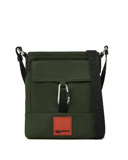 Karl Lagerfeld Green Canyon Crossbody Bag for men