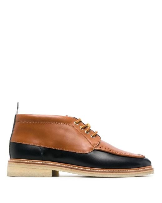 Thom Browne メンズ ブラウン Top Deck バイカラーダービーシューズ