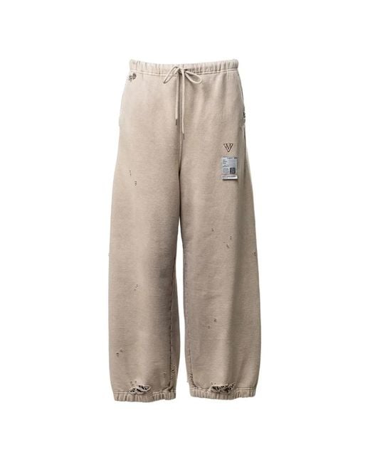 Maison Mihara Yasuhiro Natural Sun-Faded-Like Sweat Pants for men