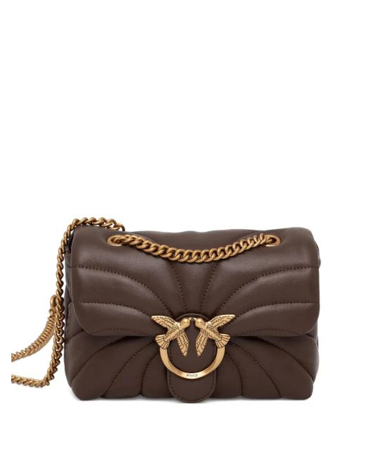 Pinko Womens Brown Love Puff Cross Body Bag
