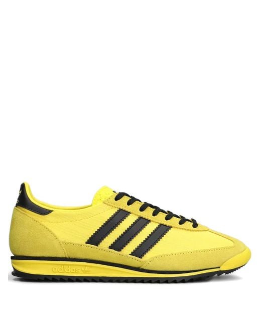 Adidas Yellow Three Stripes Trainers for men