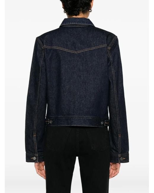 Chaqueta Vaquera Augustine Khaite de color Black