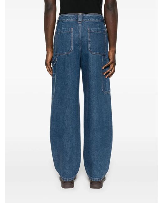 A.P.C. Blue Cargo Jeans for men