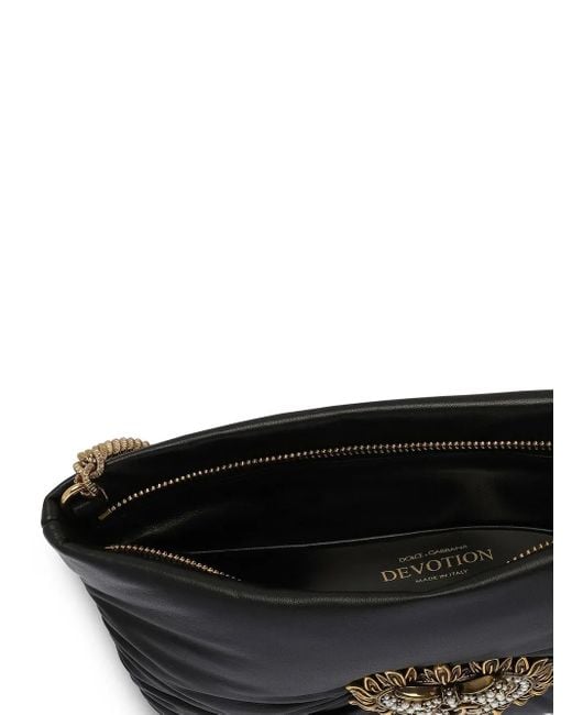 Dolce & Gabbana Devotion Soft ショルダーバッグ S Black