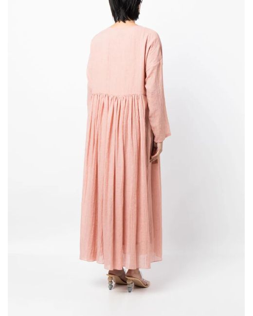 Robe-Caftan À Détails De Clous Bambah en coloris Pink
