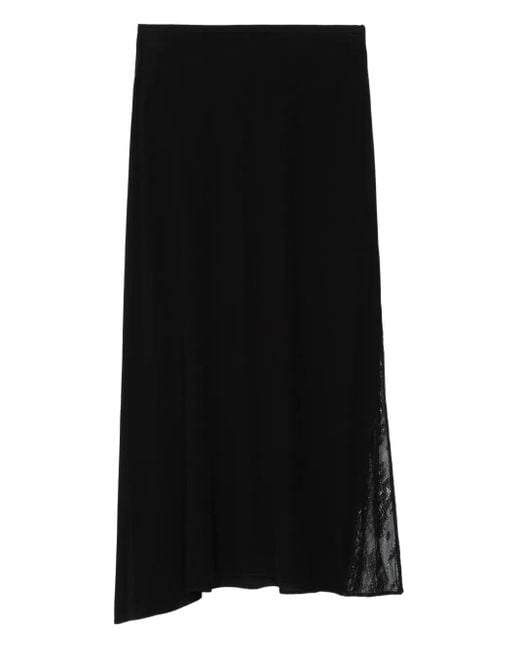 Gonna Midi Jayla di Zadig & Voltaire in Black