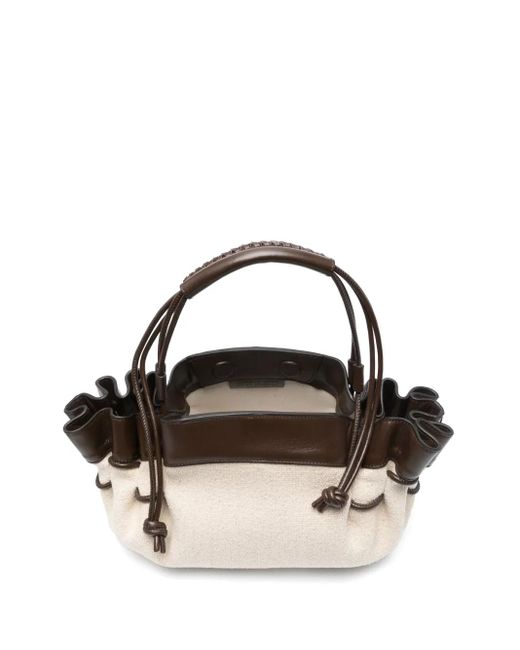 Borsa A Spalla Arta di Hereu in Metallic