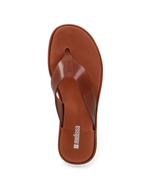 Melissa Brown Platform Flip-Flops