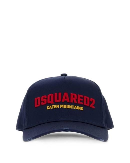 DSquared² Klassische Baseballkappe in Blue für Herren