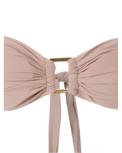Amir Slama Multicolor Bandeau Bikini Set