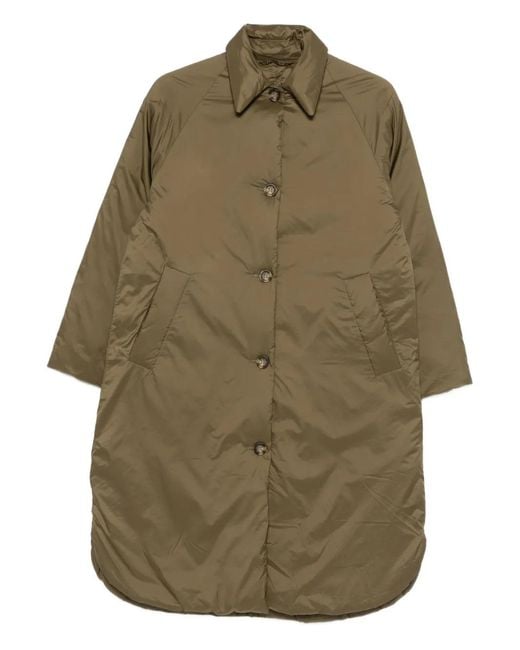 Psophia Green Reversible Buttoned Coat