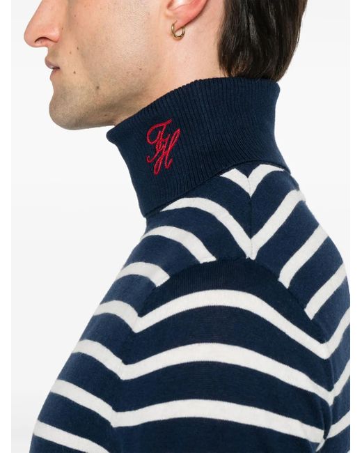 Tommy Hilfiger Pullover Mit Logo-Stickerei in Blue für Herren