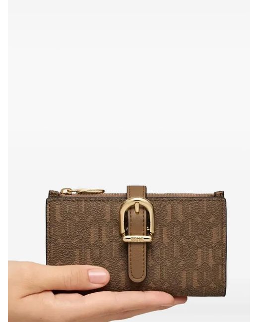 Tous Brown Portemonnaie Mit Logo-Schild