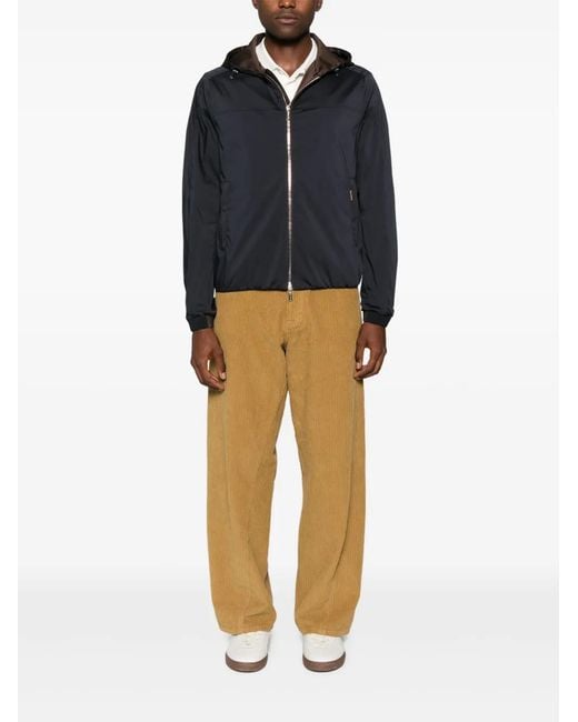 Moorer Black Two-Tone Jacket for men