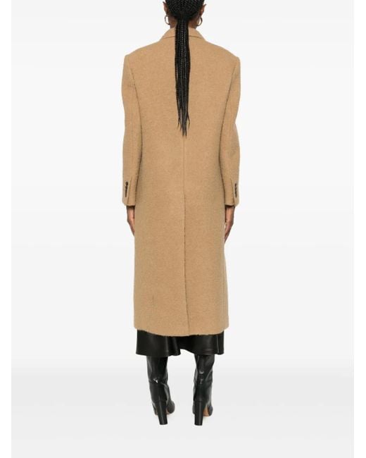 DUNST Natural Single-Breasted Coat