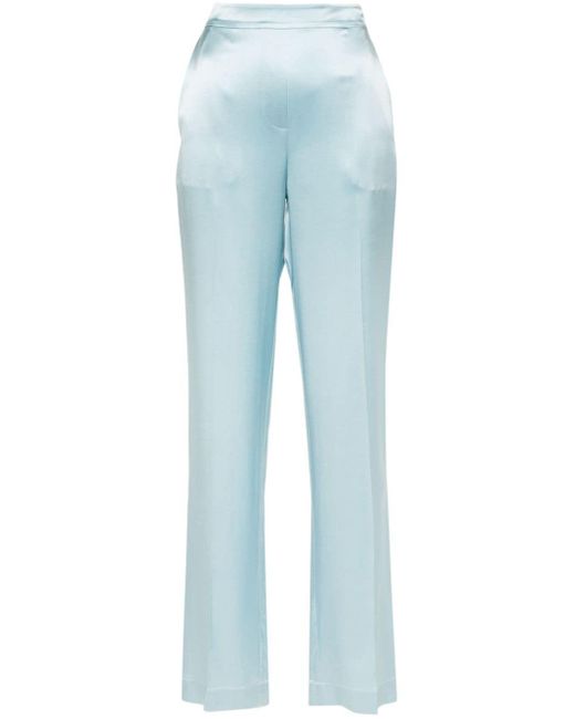 Joseph Blue Tova Silk Trousers